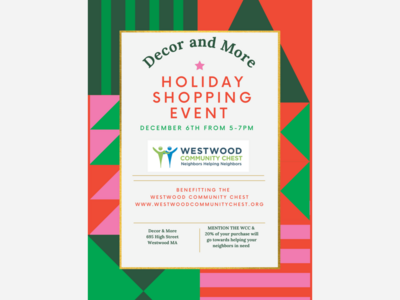 Holiday Shopping to Benefit Westwood Neighbors in Need