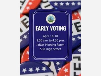 Early Voting in Westwood Town Election Continues Today, Saturday 4/18, until 4:30 PM
