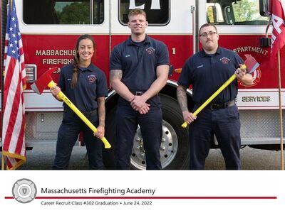 Three Westwood Firefighter Recruits Graduate from Firefighting Academy