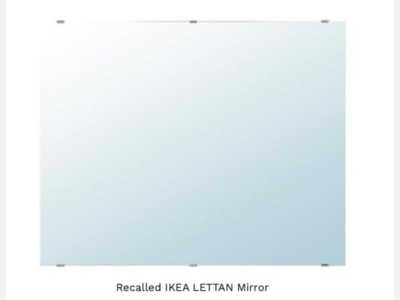 IKEA Recalls Mirrors Due to Laceration Hazard