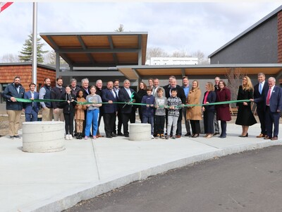 Photos: Community Leaders Celebrate Opening of Westwood's New Elementary School with Ribbon Cutting Ceremony