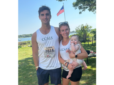 Westwood Resident Jessica Hajjar Runs Boston Marathon, Fueled by Memories of Mother and Drive to Conquer ALS 