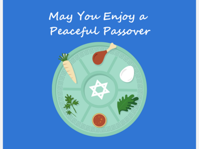 Passover Begins at Sundown on Monday, April 22, 2024