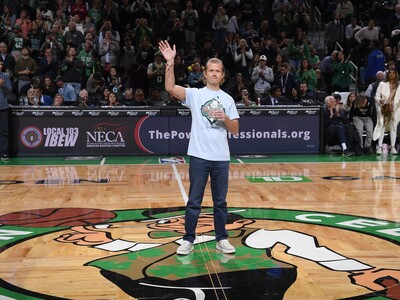 Westwood Native Greg Keene Honored by Boston Celtics as Hero Among Us on Make-A-Wish Night