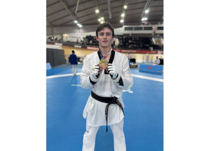 Xaverian Student Secures First Place Finish at British Taekwondo International Open