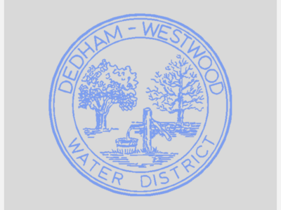 DEDHAM-WESTWOOD WATER DISTRICT NOTICE: FIRE PUMP TEST AT FOX HILL VILLAGE