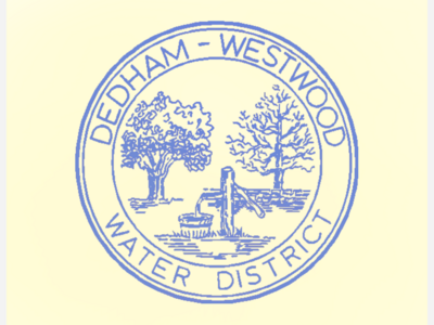 DEDHAM-WESTWOOD WATER DISTRICT NOTICE: FIRE HYDRANT FLOW TEST ON UNIVERSITY AVENUE