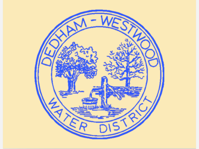 DEDHAM-WESTWOOD WATER DISTRICT NOTICE: FIRE HYDRANT FLOW TEST ON UNIVERSITY AVENUE