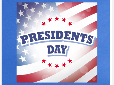 Presidents Day is Monday, February 16, 2026