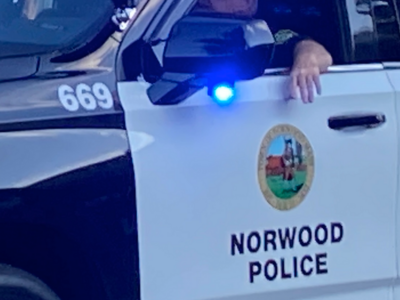 Norwood Police Officer Arrested for OUI by Own Department