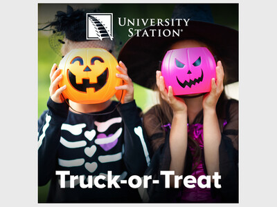 University Station Hosts Annual Truck-or-Treat Halloween Party