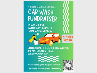 Thurston Middle School PTO - 8th Grade Car Wash Fundraiser