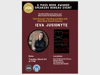 “Exit Wounds”: A Reading and Conversation with Ieva Jusionyte