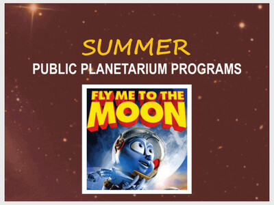 Summer Public Planetarium Program: Fly Me to the Moon