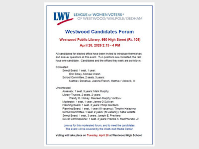 Westwood Candidates Forum