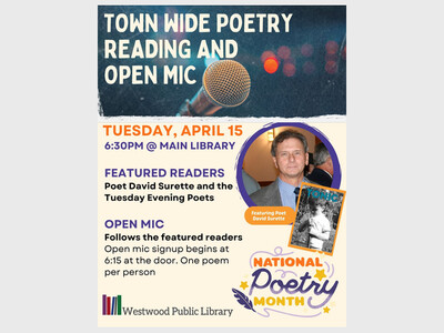Westwood Town-Wide Poetry Reading & Open Mic