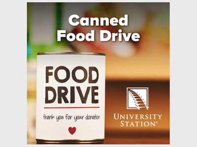 University Station Hosts Canned Food Drive for The Westwood Food Pantry