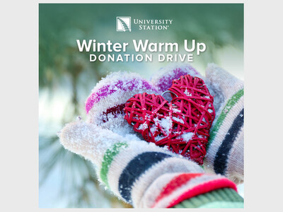 University Station Hosts Winter Warm Up Donation Drive for School On Wheels of Massachusetts