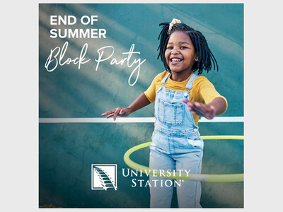 University Station Hosts End of Summer Block Party