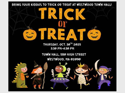 Trick or Treat at Westwood Town Hall